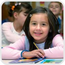 girl in classroom